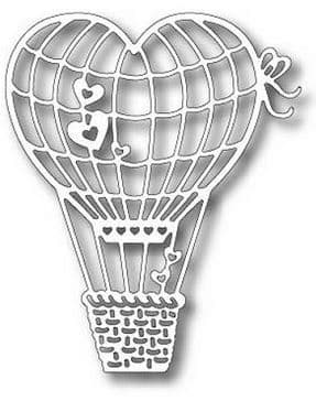 TUTTI-197 ~ HEART AIR BALLOON ~ TUTTI DESIGNS DIES
