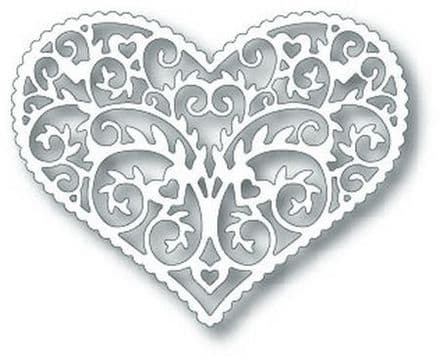 TUTTI-202 ~ SCROLLY HEART ~ TUTTI DESIGNS DIES