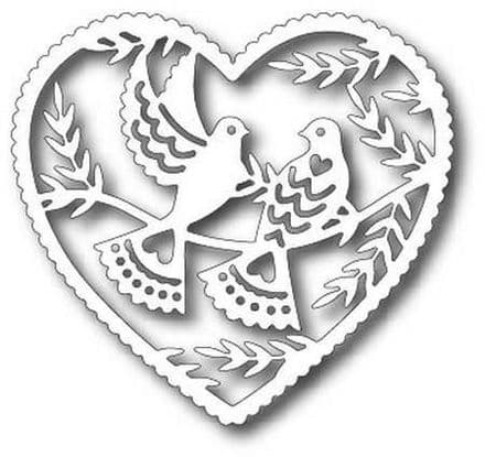 TUTTI-209 ~ DOVES IN LOVE ~ TUTTI DESIGNS DIES