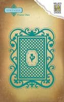 VIND012 ~ RECTANGLE WITH GRID ~ VINTASIA DIE ~ Nellie Snellen 5 DIES