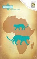 VIND032 ~ AFRICAN LEOPARD VINTASIA BIG FIVE DIE ~ Nellie Snellen