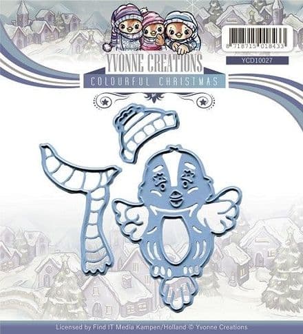 YCD10027 ~ Colourful Christmas Bird ~ Yvonne Creations