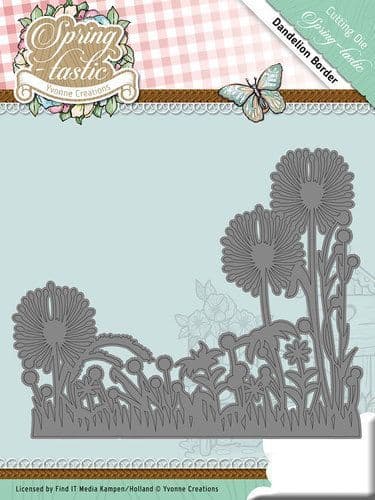 YCD10083 L ~ Spring-tastic ~ Dandelion Border ~ Yvonne Creations
