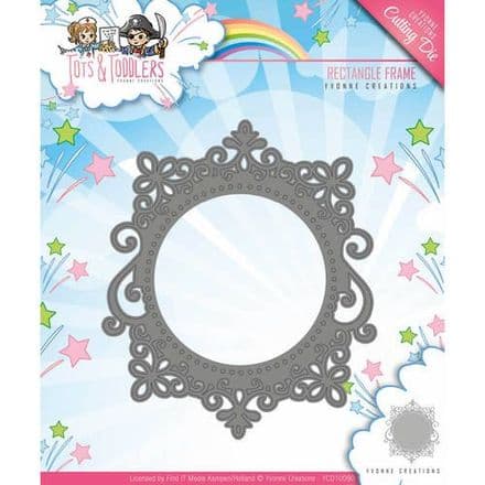 YCD10090 L ~ Tots & Toddlers ~ Rectangle Frame ~ Yvonne Creations