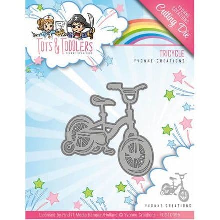 YCD10095 ~ Tots & Toddlers ~ Tricycle ~ Yvonne Creations