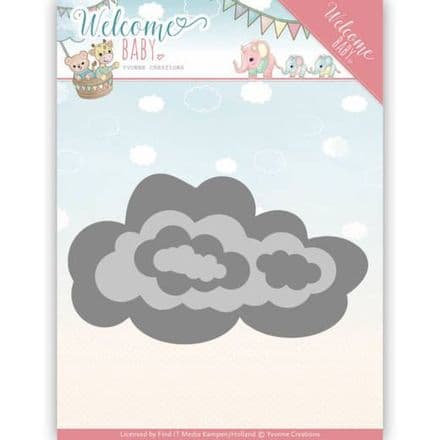 YCD10137 ~ Nesting Clouds ~ Welcome Baby ~ Yvonne Creations