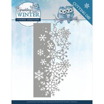 YCD10189 ~ Sparkliing Border Die ~ Sparkling Winter ~ Yvonne Creations