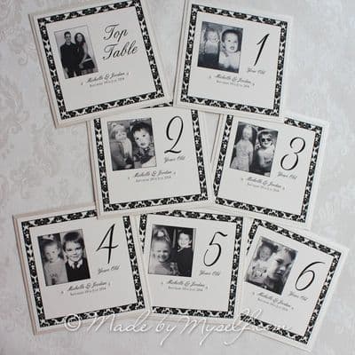 Bespoke 'Ages' Table Number