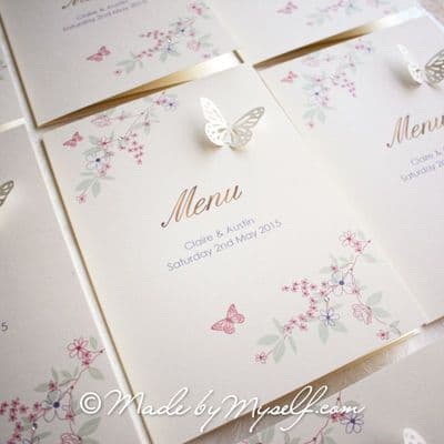 Butterfly Garden  Menu