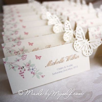 Butterfly Garden Place Card