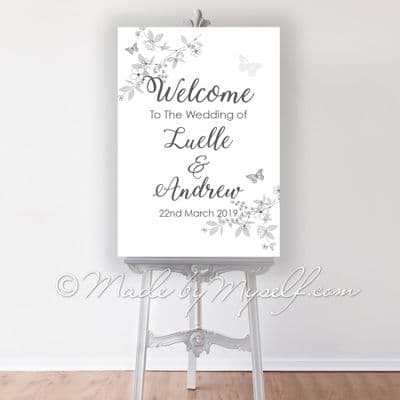 Butterfly Garden Welcome Sign