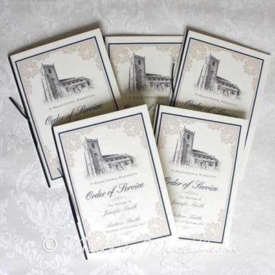 Church Order of Service - 6 pages