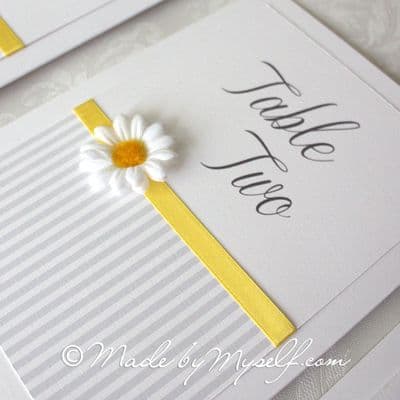Daisy Table Number