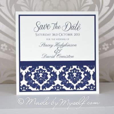 Damask Save The Date