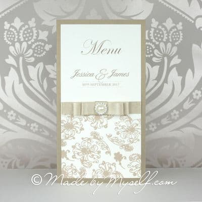 Floral Glitz Menu