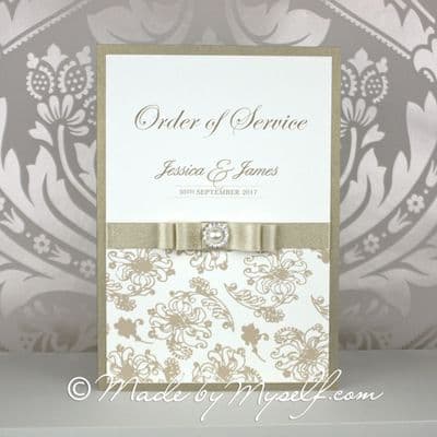 Floral Glitz Order of Service