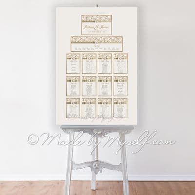 Floral Glitz Table Plan