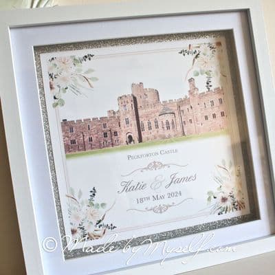 Personalised framed Wedding Gift