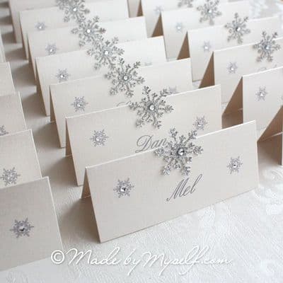 Snowflake Place Card
