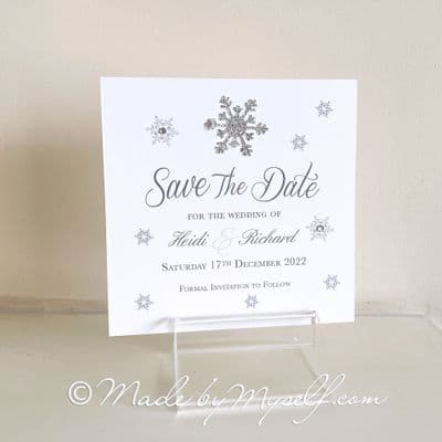 Snowflake Save The Date