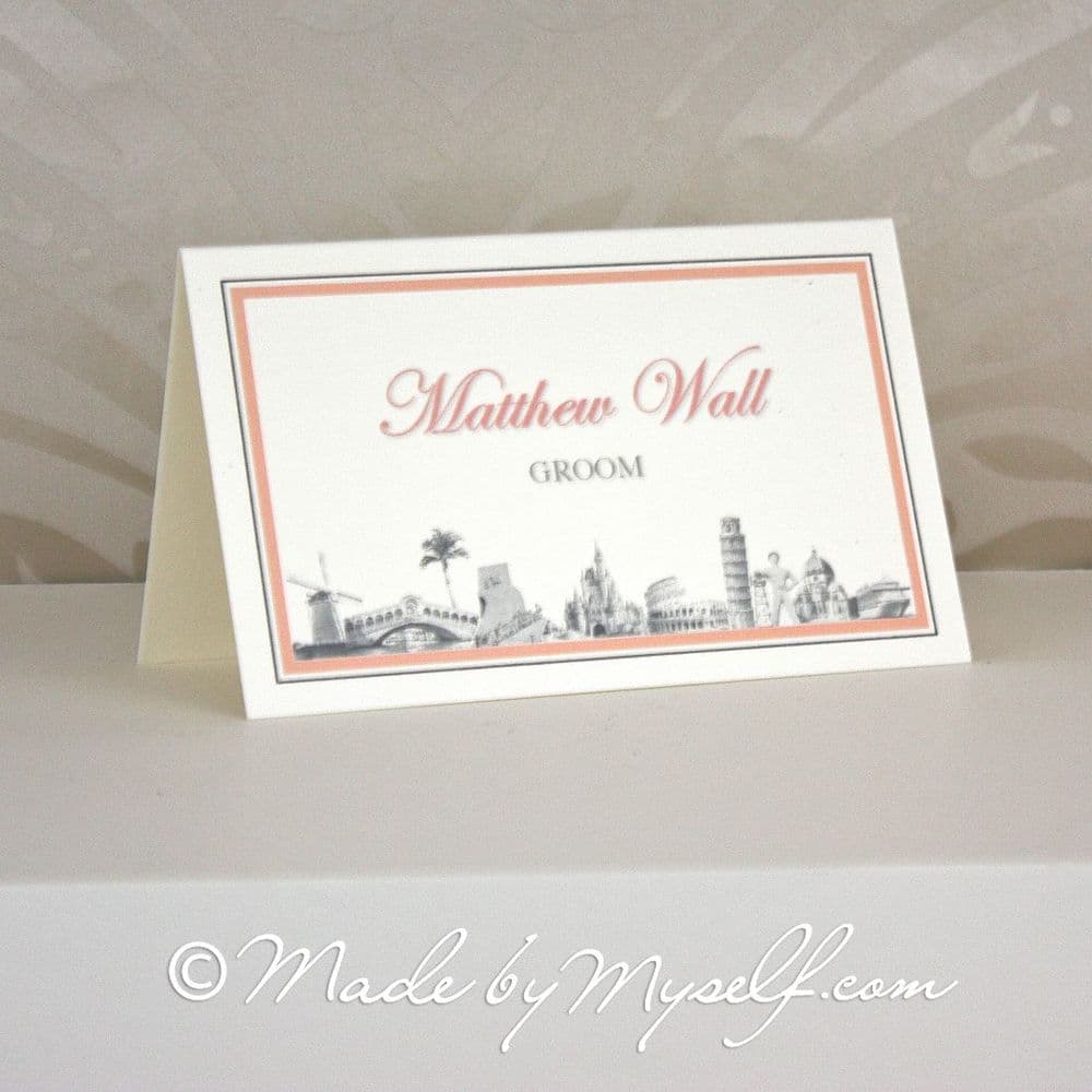 Place Introduction Card Travel Landmarks Place Card - Option 2
