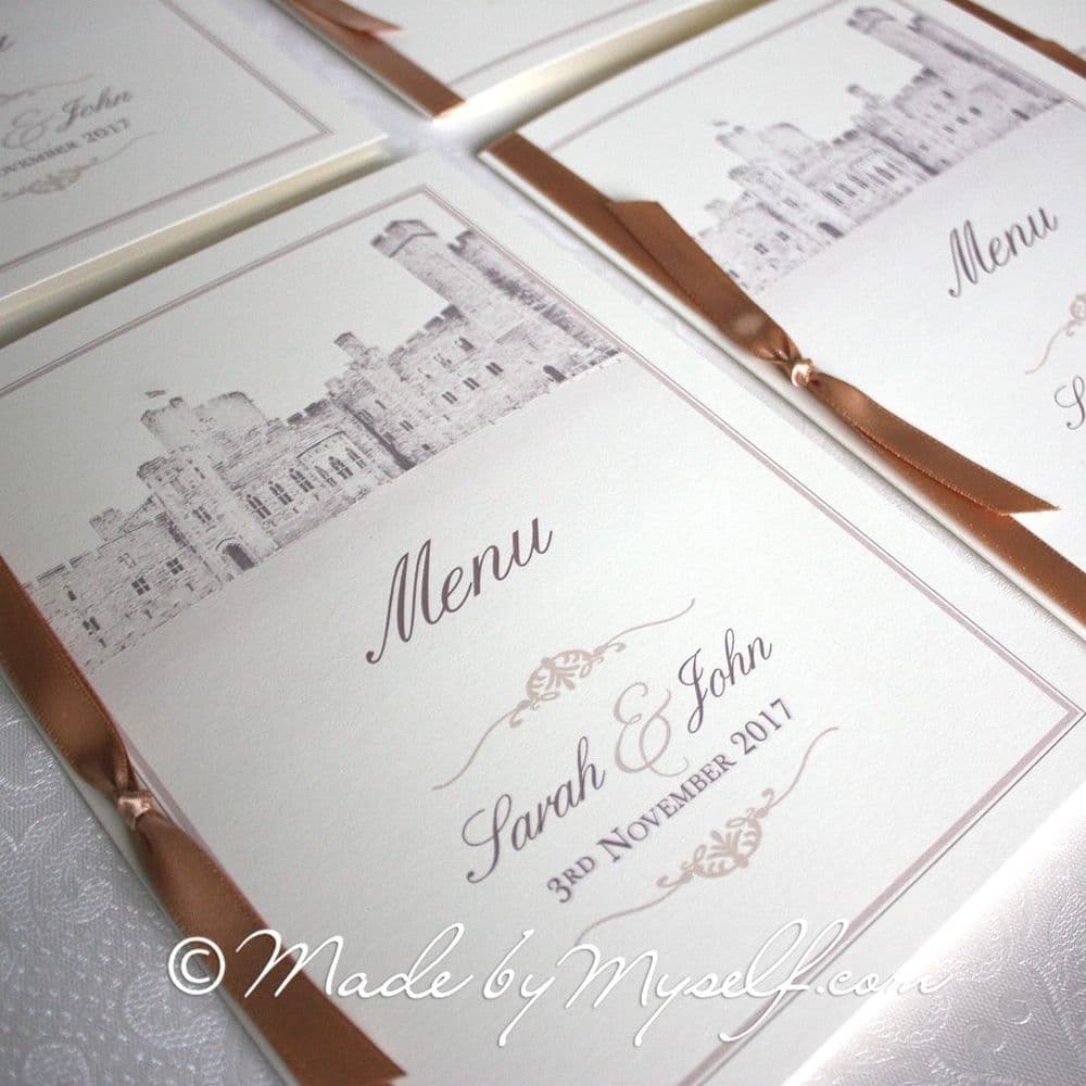 Venue Menu with Ribbon