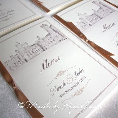 Venue  Menu with Ribbon