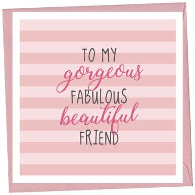 Wordy Friend Birthday Card