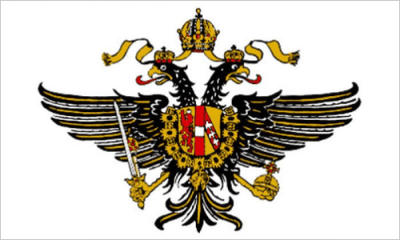 1st Queen's Dragoons Large Flag - 5' x 3'.