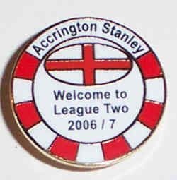 Accrington Stanley Football Club Enamel Pin Badge 01