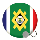Africa Keyrings - 25mm