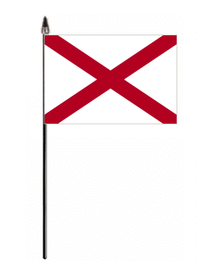Alabama Hand Flag - Small.