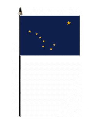 Alaska Hand Flag - Small.