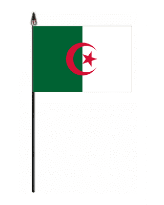 Algeria Country Hand Flag - Small.