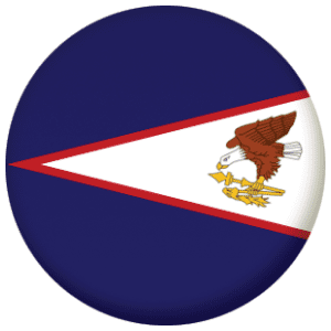 American Samoa Country Flag 58mm Mirror