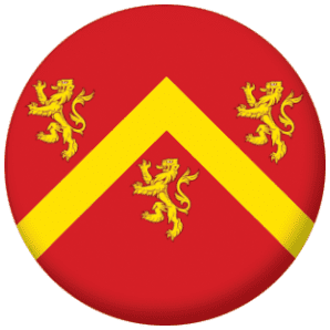 Anglesey Flag 58mm Button Badge