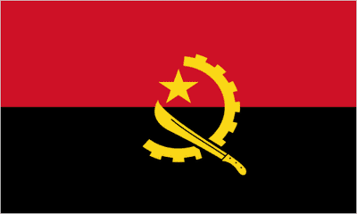 Angola Large Country Flag - 5' x 3'.