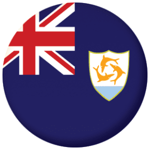 Anguilla Country Flag 58mm Fridge Magnet