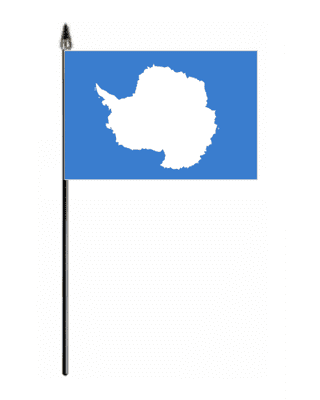 Antarctica Country Hand Flag - Small.