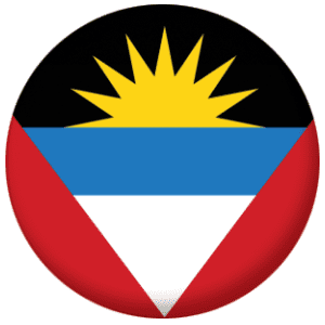 Antigua & Barbuda Country Flag 58mm Mirror