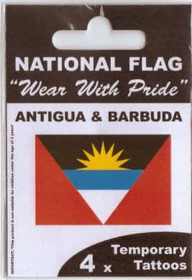 Antigua & Barbuda Country Flag Tattoos.