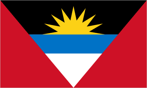 Antigua & Barbuda Large Country Flag - 5' x 3'.