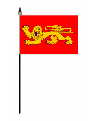 Aquitaine Hand Flag - Small.