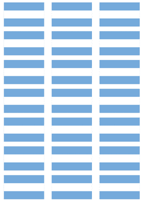 Argentina Civil Flag Stickers - 21 per sheet
