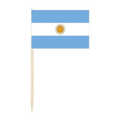Argentina Country Flag Cocktail Sticks (pack of 10)