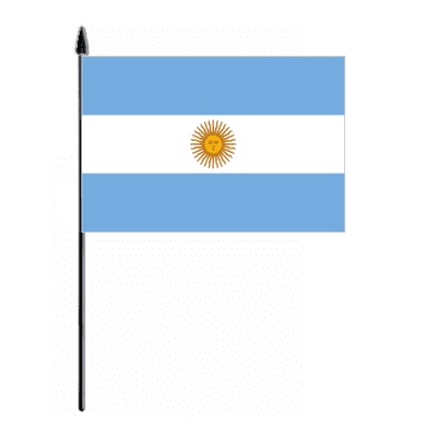 Argentina Country Hand Flag - Medium.