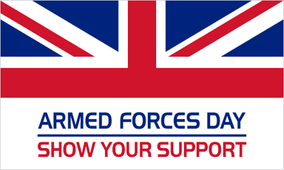 Armed Forces Day Large Flag - 5' x 3'.