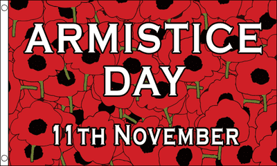 Armistice Day Large Flag - 5' x 3'