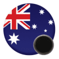 Australia and New Zealand Fridge Magnets - 25mm