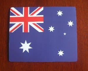 Australia Country Flag Hardtop Mouse Mat / Pad.